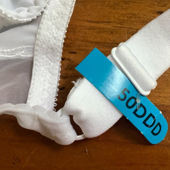 Bali Bra 50DDD Underwire White NWT - Picture 10 of 10